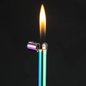 Creative Mini Compact jet butane lighter metal cigarette inflatable gas portable lighter cigarette accessories mens gadget