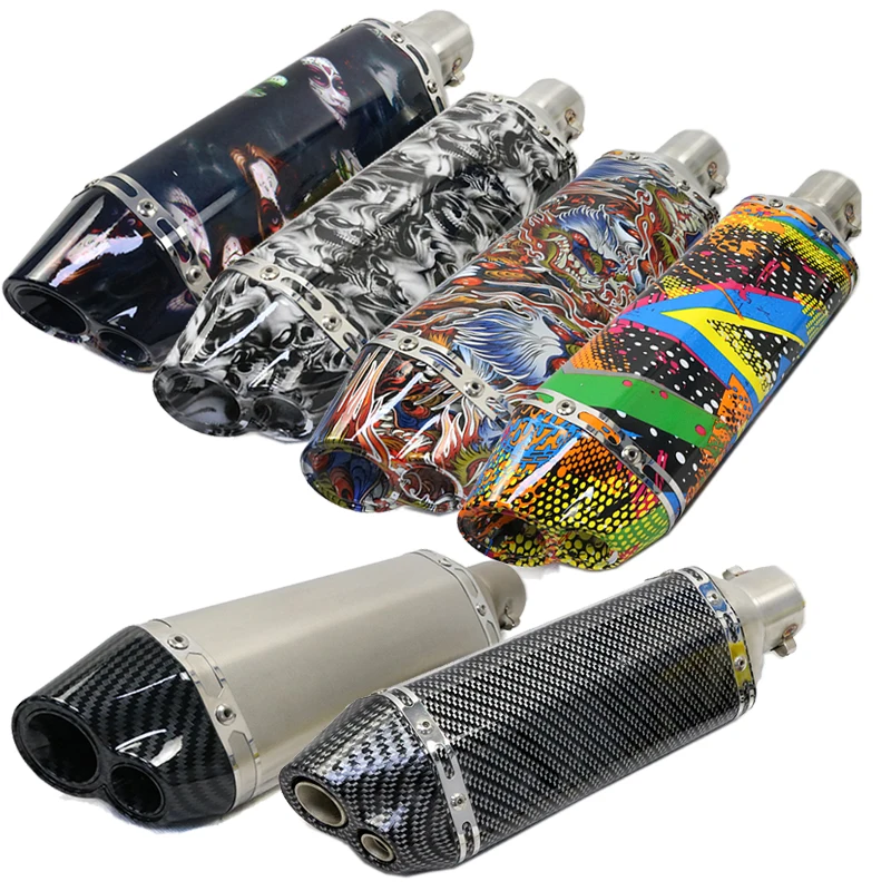 Для akrapovic Yoshimura глушитель для мотоцикла труба для VESPA GTS300 946 LX150 piaggio mp3 acerbis ybr pcx nmax 125 cbr125