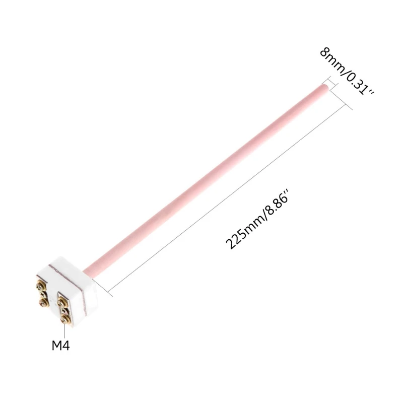 WRP 100 s образный степлер родия платины регулятор температуры с термопарным 225 мм