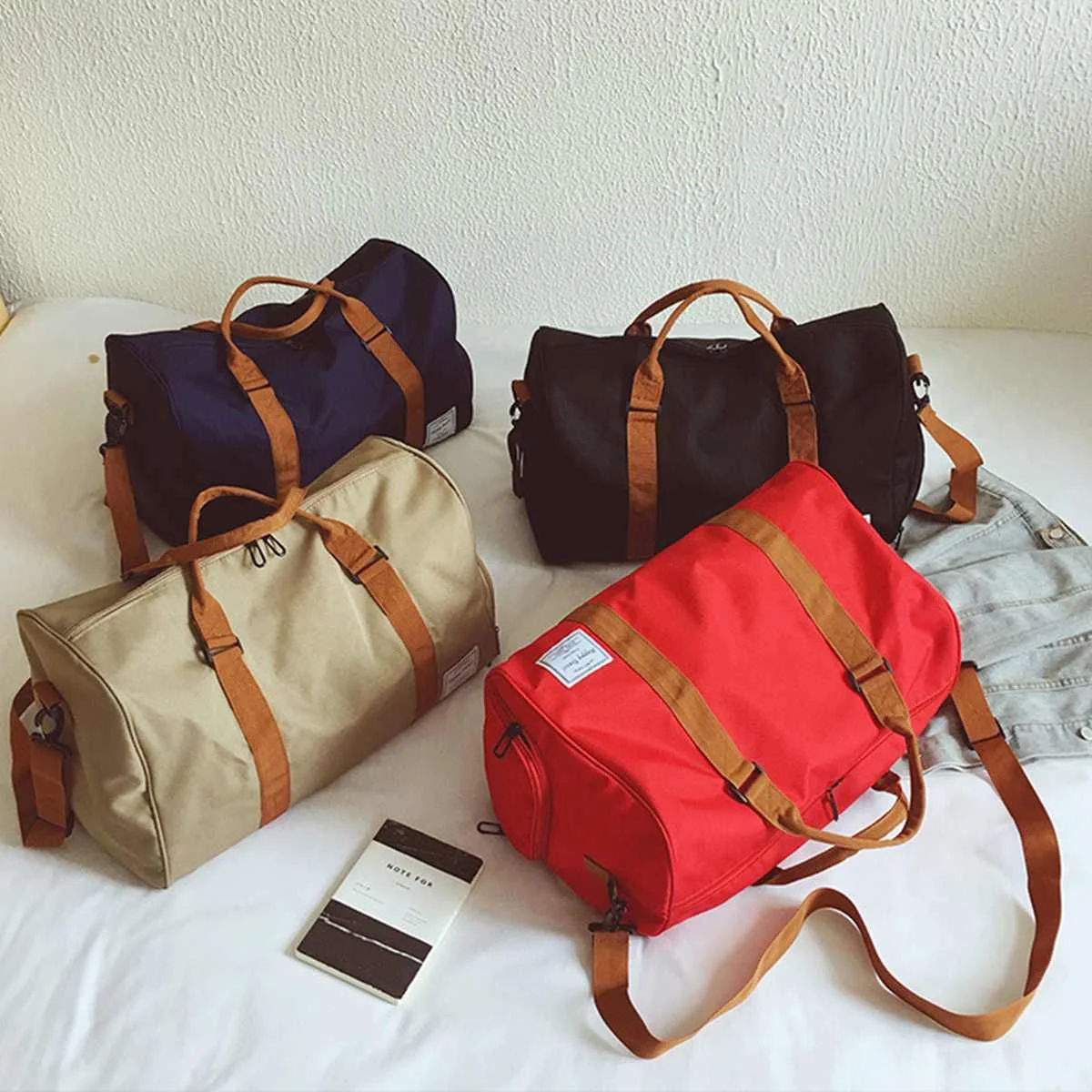 

2021 new men's and women's sports gym bag training travel bag yoga mat backpack female sports duffle bag