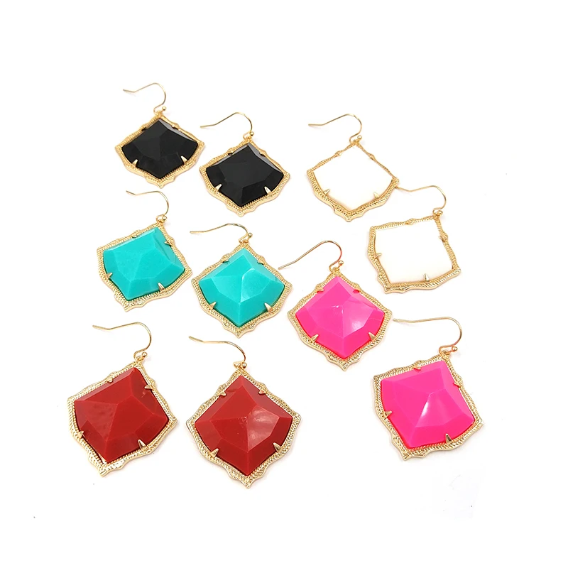 Новинка 2019 милые медные 3D серьги-подвески с акриловым змеем инкрустация камнем