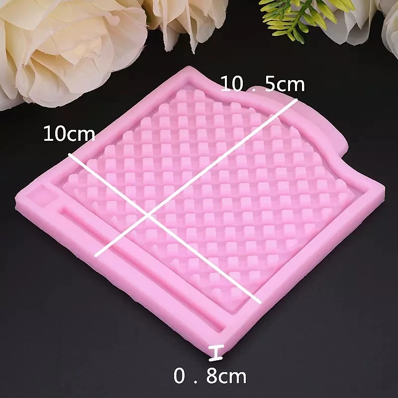 

Diamond Grid Fondant Silicone Mold for DIY Pastry Cupcake Dessert Lace Cake Decoration Kitchen Accessories Baking Tool
