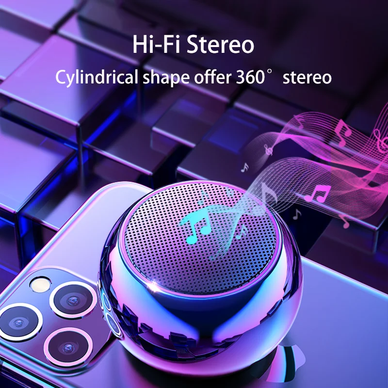 2020 мини Bluetooth динамик портативный уличный беспроводной 5 0 мощный бас сабвуфер