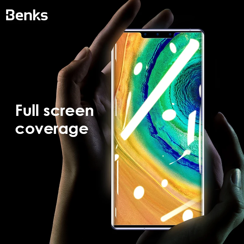Гидрогелевая пленка Benks для Huawei Mate 30 Pro защитная HD экрана с полным наклеиванием P30