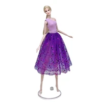 16 bjd dolls accessories fashion purple top sequin skirt dress outfits for barbie doll clothes kids baby cosplay toy gift diy