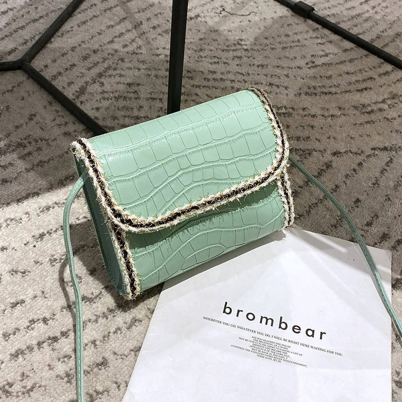 

2021 new European and American ok women's one-shoulder messenger temperament chain 1124