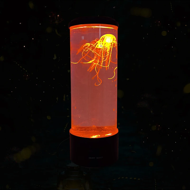 L&aacute;mpara LED creativa de Medusa para decoraci&oacute;n de Acuario, luz nocturna vers&aacute;til con funci&oacute;n de sincronizaci&oacute;n, 7 colores que cambian, mesita de noche-1