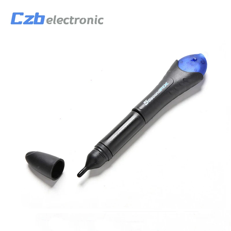 UV Light Fix Liquid Glass Welding Compound Glue Seal Repairs Tool For Mobile Plastic Metal Stuff Curing Repair Pen 5s | Электроника