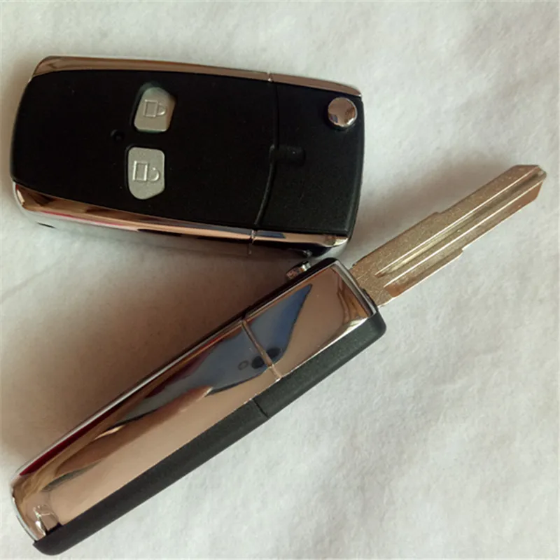 Модифицированный складной чехол для дистанционного ключа DAKATU с 2 кнопками Mitsubishi