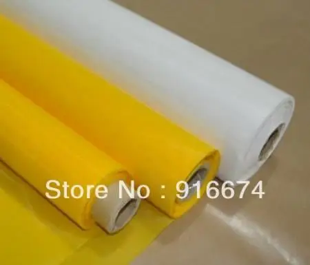 

Бесплатная доставка 1 метр Желтый Полиэстер Шелкография сетка