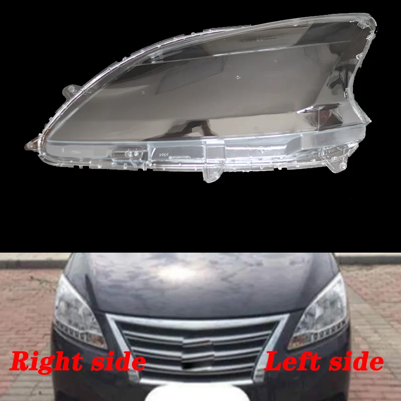 Передние фары для Nissan Sylphy 2012 2015 прозрачные абажуры корпус лампы маски крышка фар