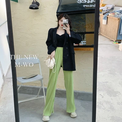 

Pants women's sports pants Pants Capris loose running casual versatile comfortable spring and autumn closure solid color