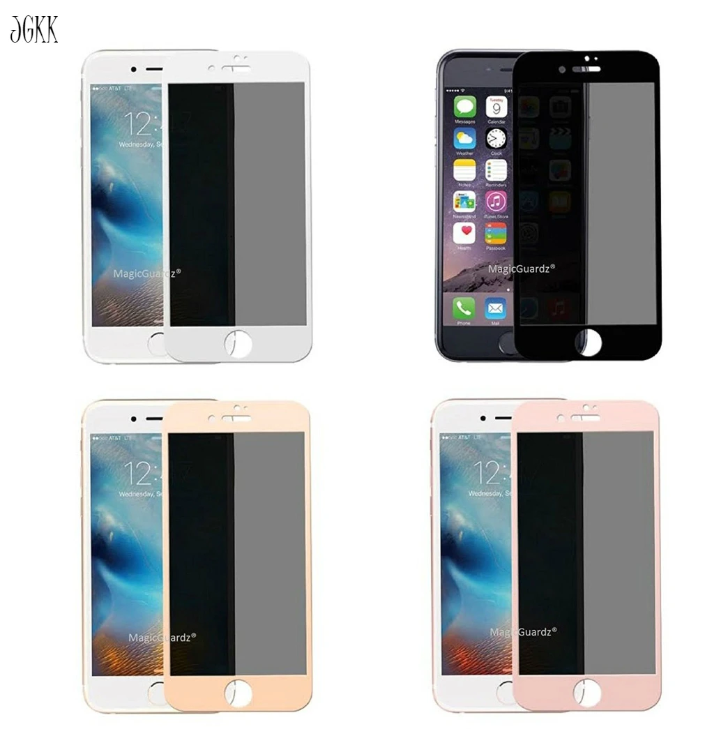 JGKK для Apple iPhone 7 8 Plus 3D полное покрытие конфиденциальность анти-шпионское