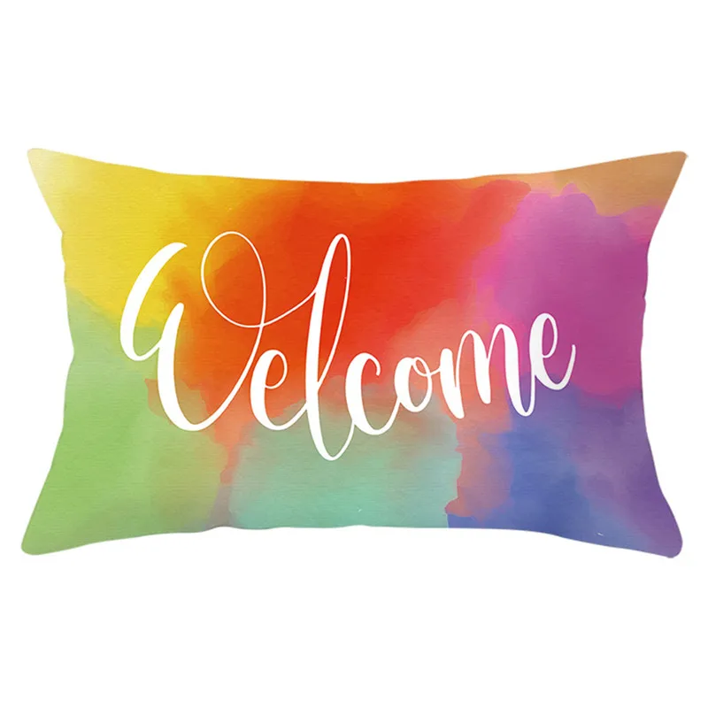 

Rectangle Sleeping Pillow Cover Custom DIY Family Friend Pet Animal Photo Printing Cushion Cover Customized Pilowcase Decorative