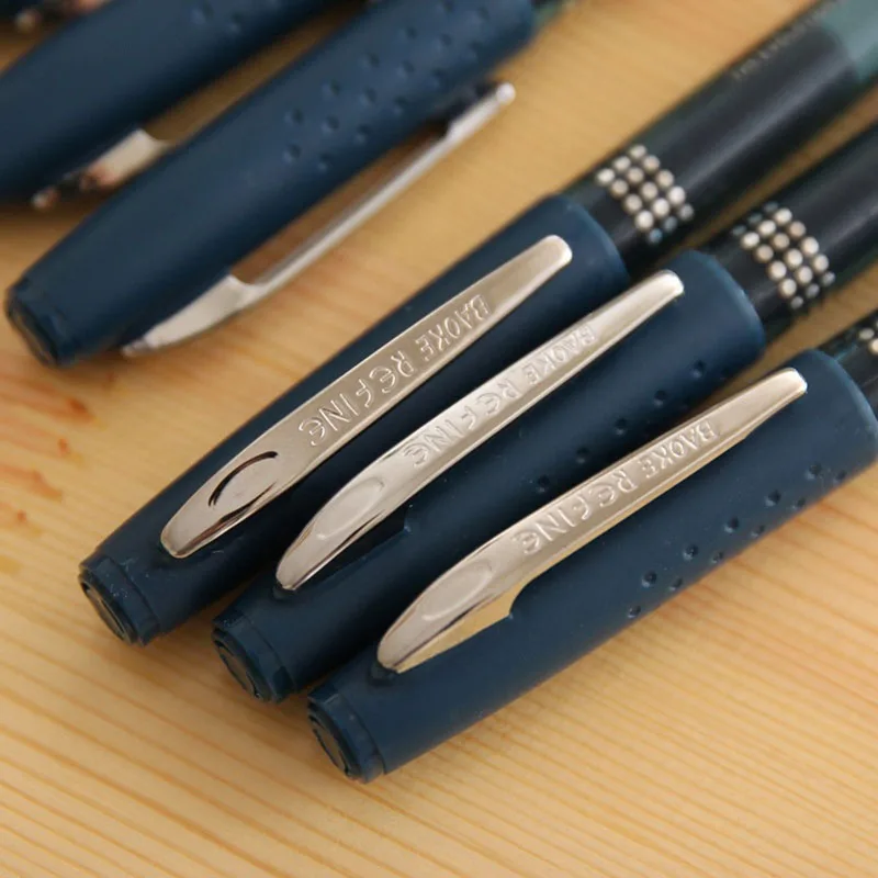 

6 PCS/lot High quality Gel Pens for school Office stationery Supplies capacity luxury Signature nurse Pen 0.5mm black/Blue ink