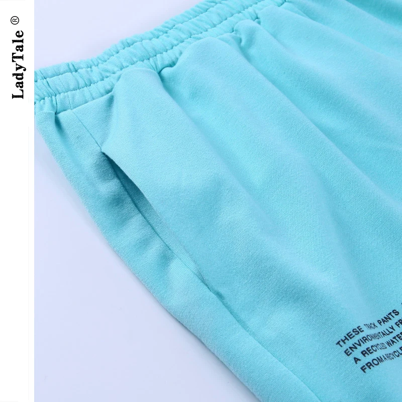 

Autumn Winter Streetwear Pants Women High Waist Letter Print Sweatpant Jogger Pants Women White Casual Trousers