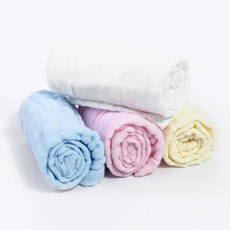 6/шт шестислойное газовое слюнявчик полотенце детское Хлопковое для