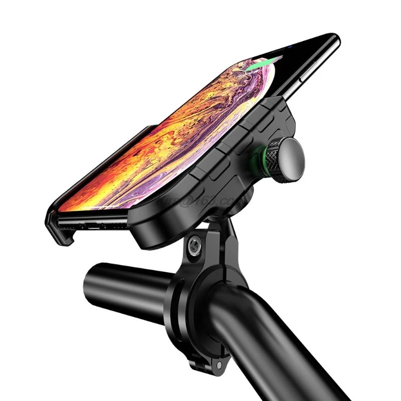 metal bike bicycle motorcycle handlebar mirror mobile phone mount holder stand free global shipping