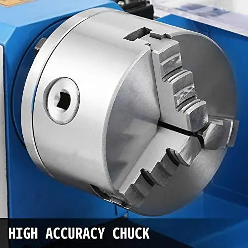 Mini Metal Lathe Machine 0-2500 RPM Variable Speed Bench Top Benchtop Wth 4" 3-jaw Chuck For Wood Turning | Инструменты