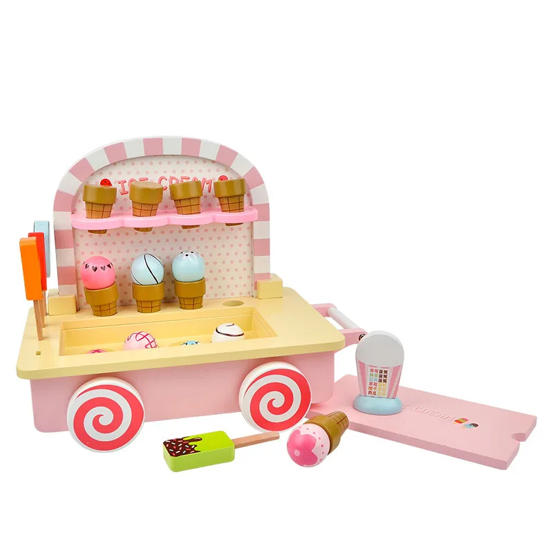 Детский игрушечный мороженое ToyWoo грузовик для девочек искусственный