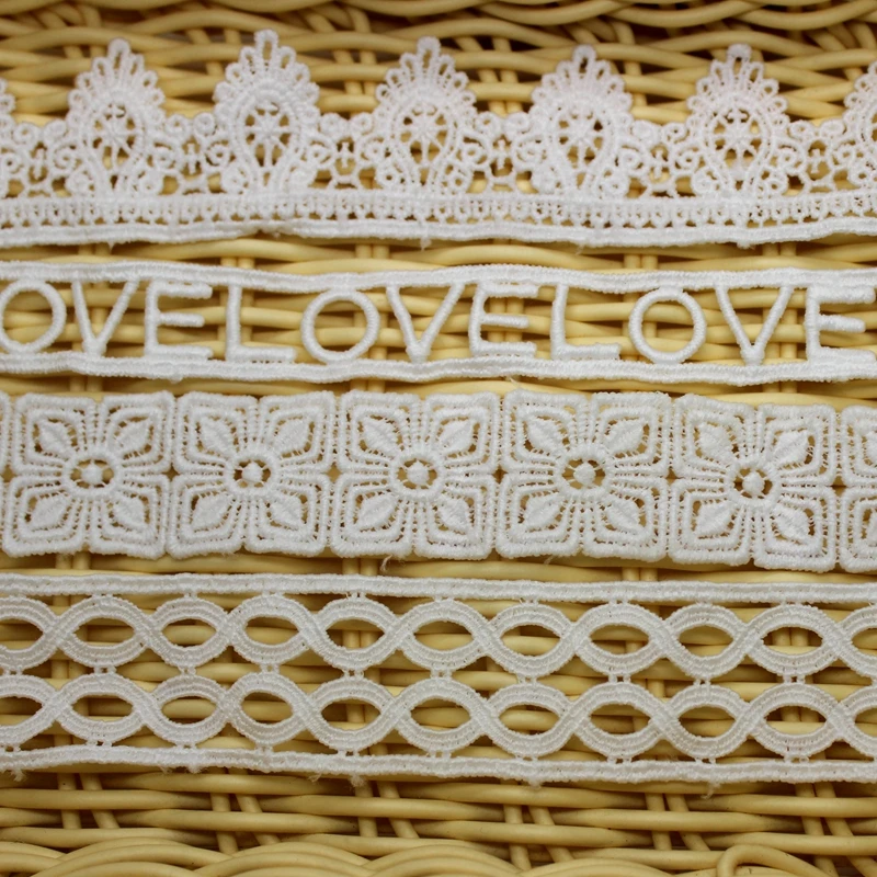 Аппликация для одежды домашнего текстиля ручной работы 3 метра 5 см|lace fabric|sewing lace