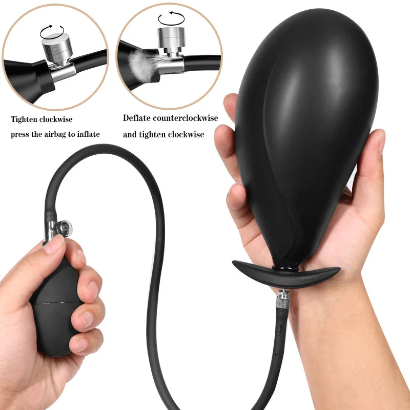 Огромные Надувные Анальная пробка расширитель расширяемый большой тянуть