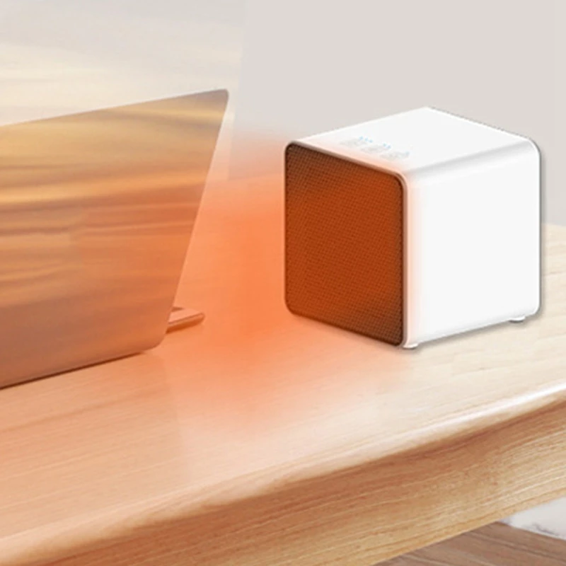 Белый 400 Вт/800 Вт Таймер портативный Электрический обогреватель для дома и офиса