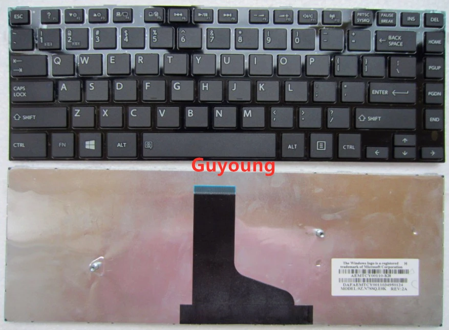 Для ноутбука Toshiba satellite L40 A L45 L45t a L45D L40D L40t США черный ноутбук английская