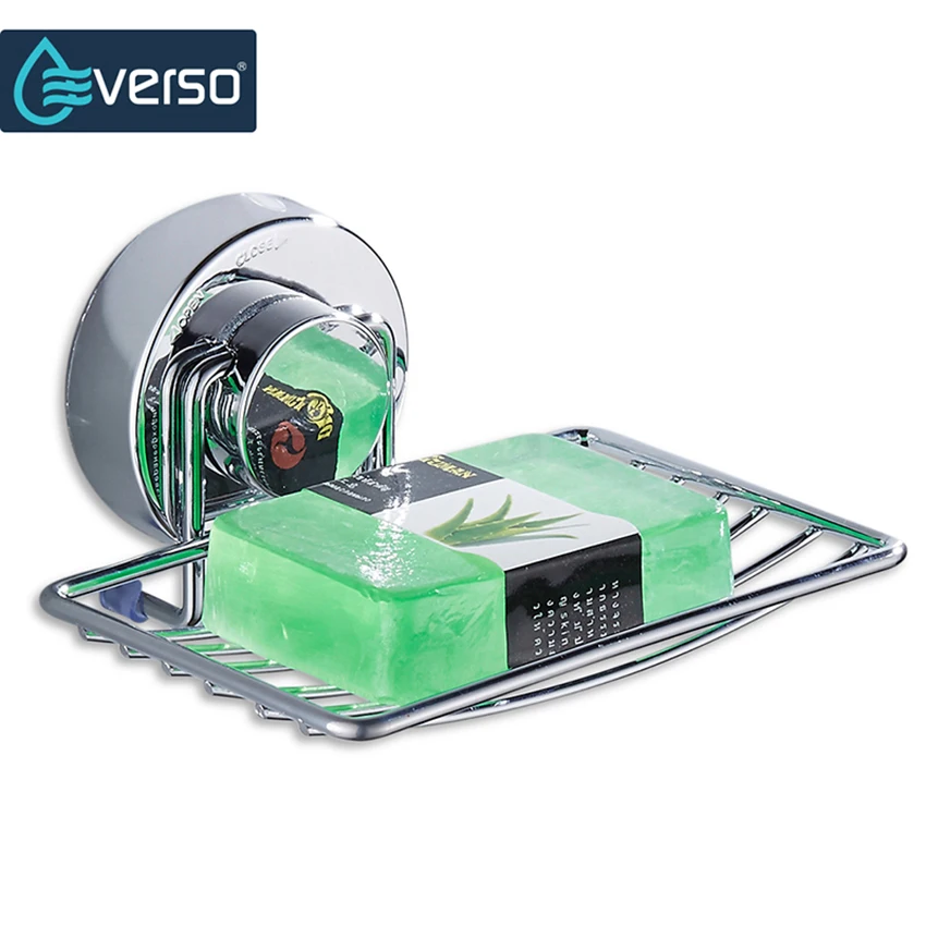 Настенный держатель для мыла из нержавеющей стали с присоской настенное