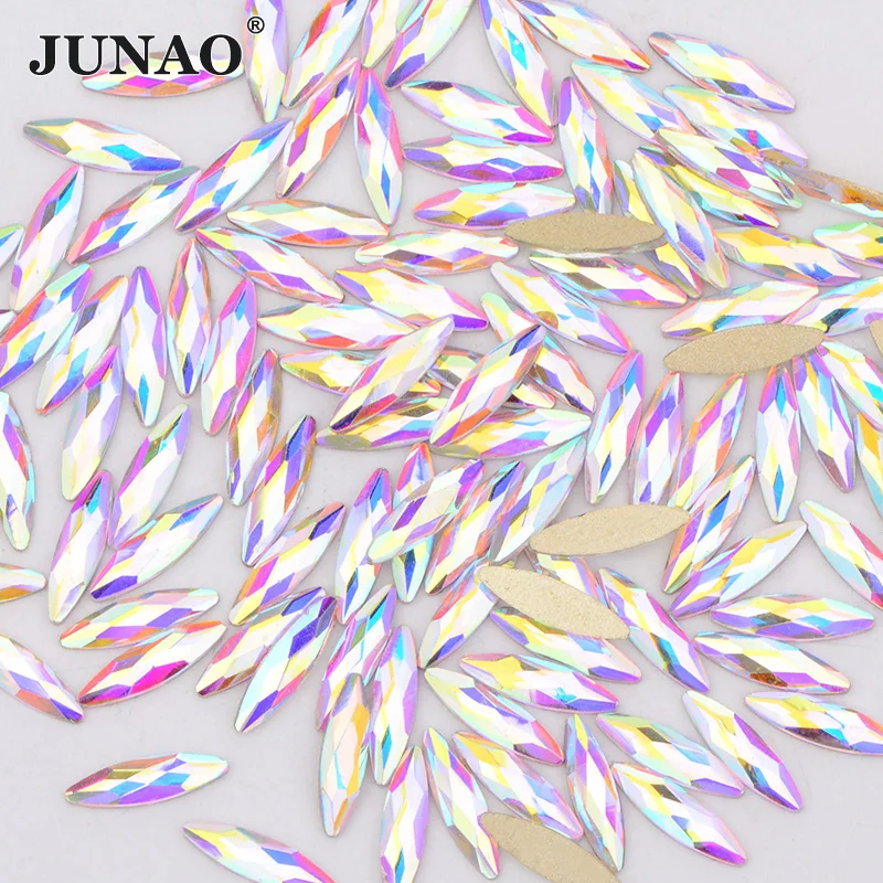 JUNAO Черепные стразы для ногтей 50 шт. |