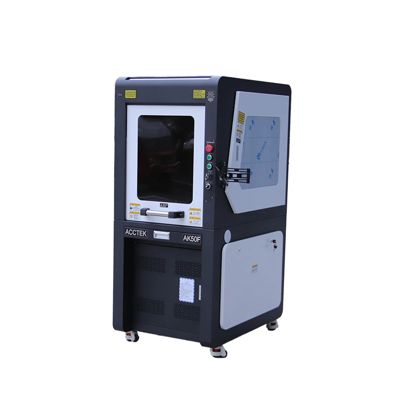 

China Engraving Metal Machine Fiber Laser Marking full closed