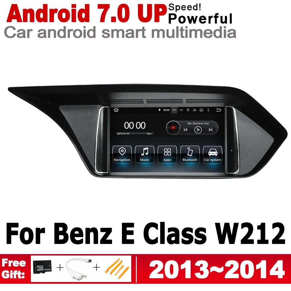 IPS Android 7 0 автомобильный мультимедийный плеер gps навигация для Mecerdes Benz E W212 2013 ~ 2014 NTG
