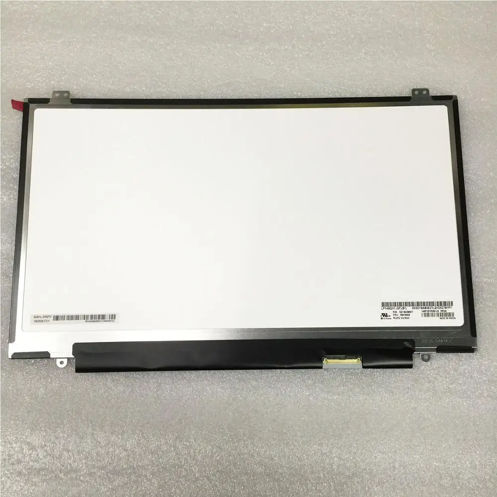 LP140QH1-SPB1 P/N 00HN826 IPS Matrix for Laptop 14.0" P/N SD10A09837 40 Pin QHD 2560X1440 Matte LP140QH1 SP B1 LP140QH1(SP)(B1