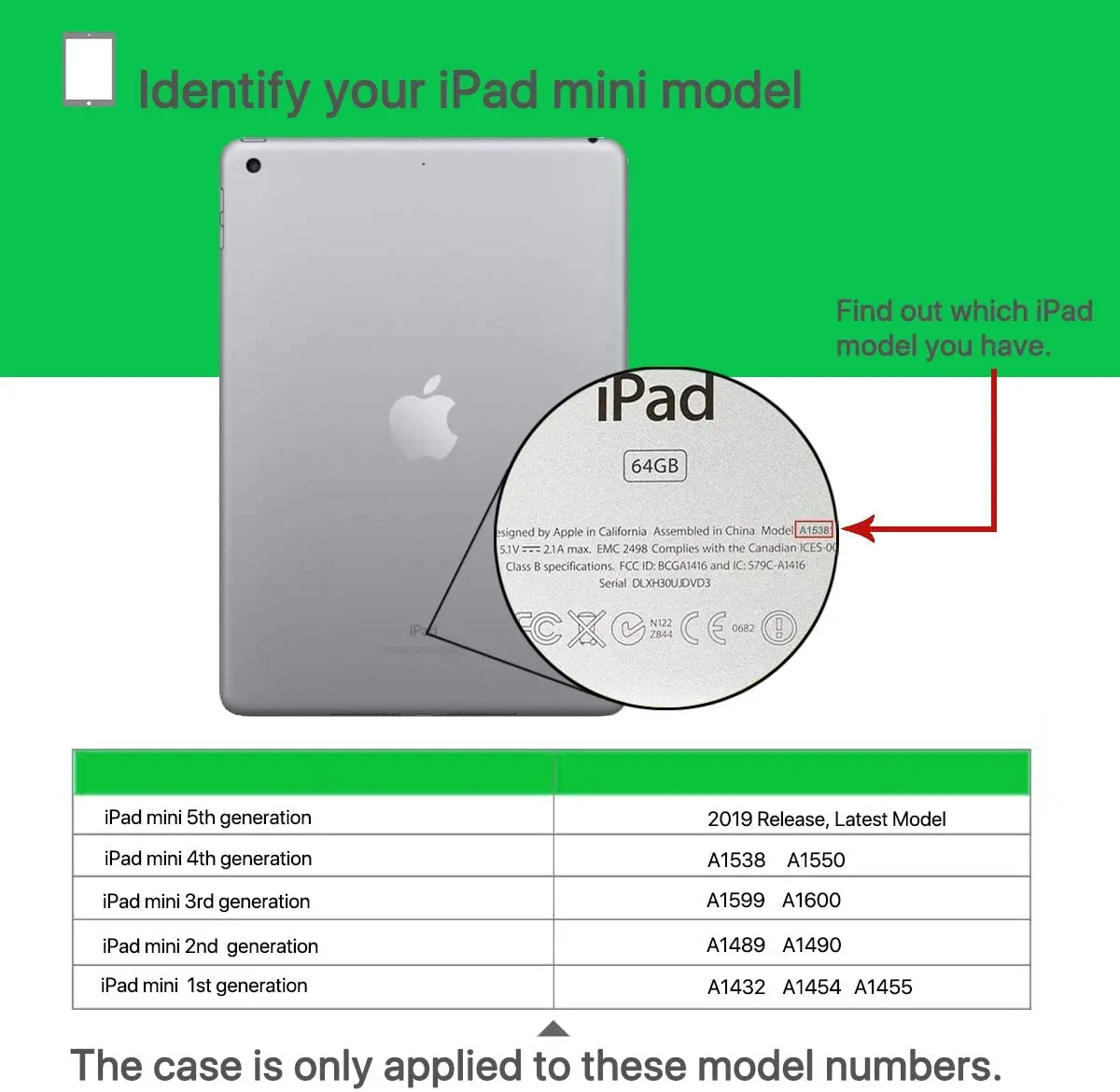 Чехол для iPad mini 1 2 3 умный чехол подставка откидной A1490 A1432 противоударные Чехлы 4 5