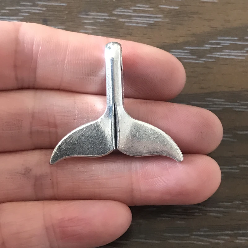 6 шт Русалка Хвост кита подвески из цинкового сплава цинковый сплав кулон в виде