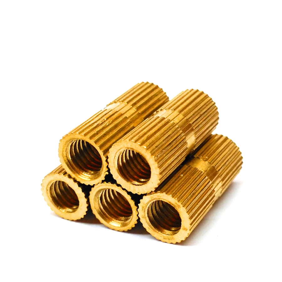 M6 гайки с кольцевой вставкой латунная резьба гайка латунные инжекционные