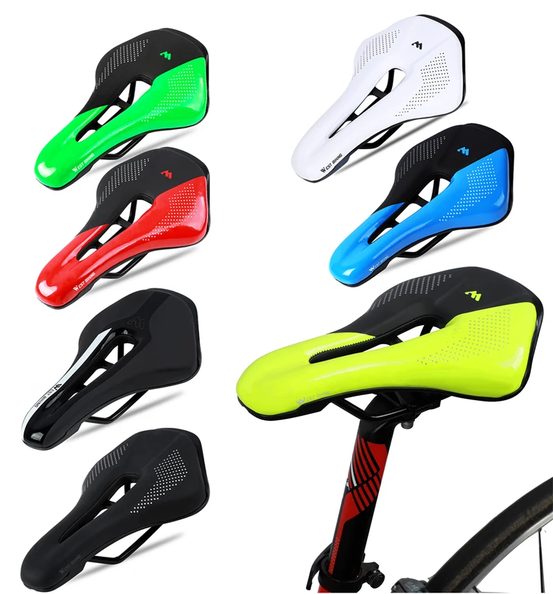 Велосипедное седло нескользящая очень комфортная Водонепроницаемая мягкая