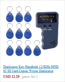 NFC ACR122U RFID считыватель смарт-карт Писатель Копир Дубликатор записываемый клон программное обеспечение USB S50 13,56 МГц ISO/IEC18092+ 5 шт M1 карты