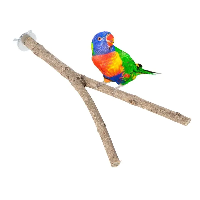 1 шт 15/20 сантиметров Parrot сырье деревянная вилка дерево ветка стойка игрушка хомяк