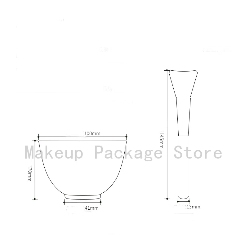 

250ml 20pcs Colorful Mask Refillable Container with Bowl and Spoon,DIY Silica Gel Pink/Green/Yellow Cosmetic,Beauty Makeup Tools