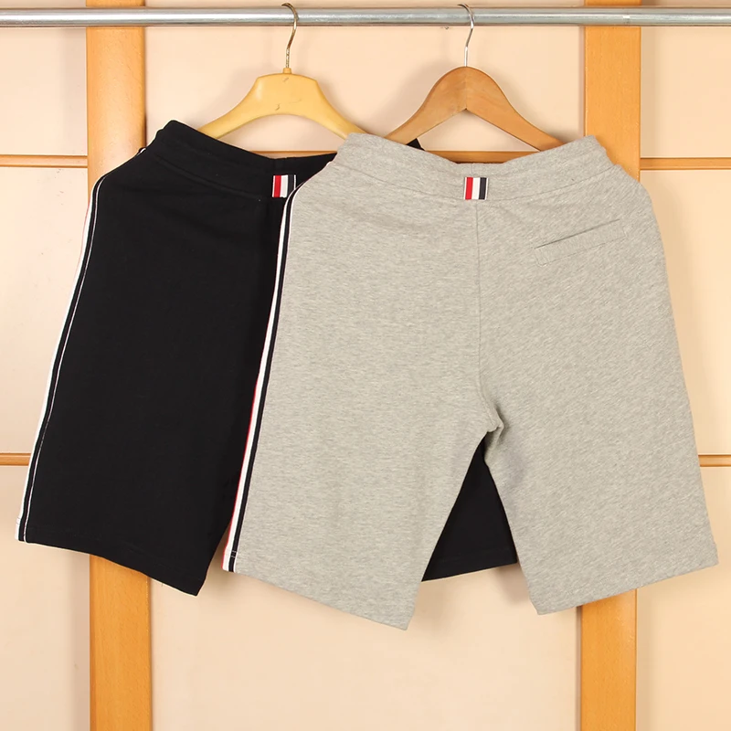 

Модные 2021 ТБ брендовые Летние повседневные шорты для мужчин CottonSports брюки женские полосатые гольфы Длина для бега, спортивные брюки мужские