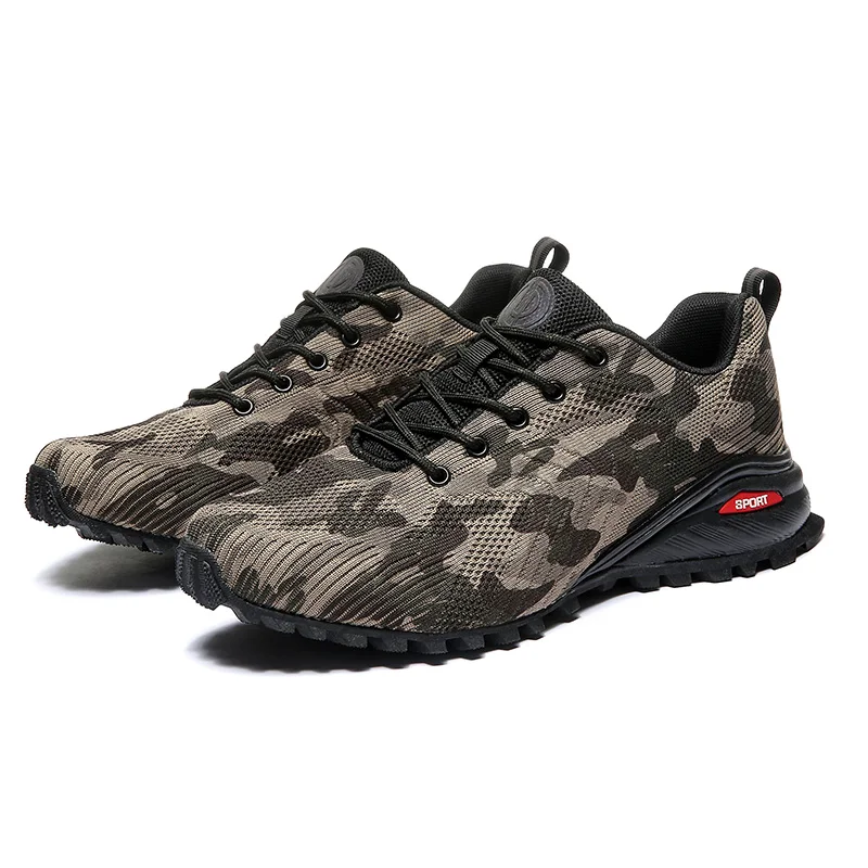 

New Breathable Running Shoes for Men Outdoor Camouflage Sport Men Sneakers Walking Jogging Shoes Zapatillas Big Size 39-50