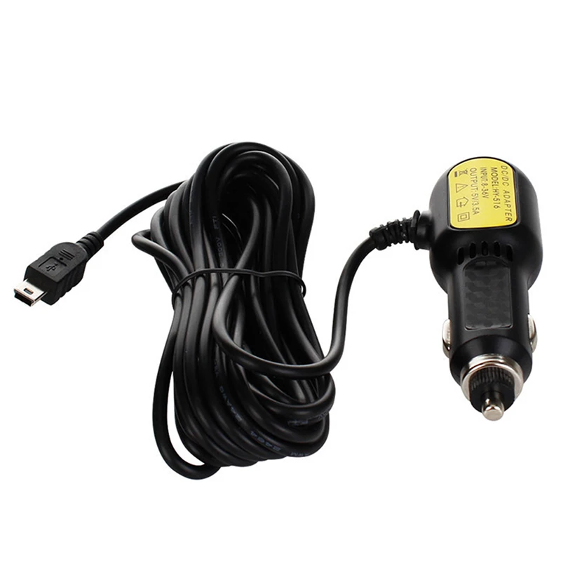 Популярное автомобильное зарядное устройство mini USB с 2 USB-портами для