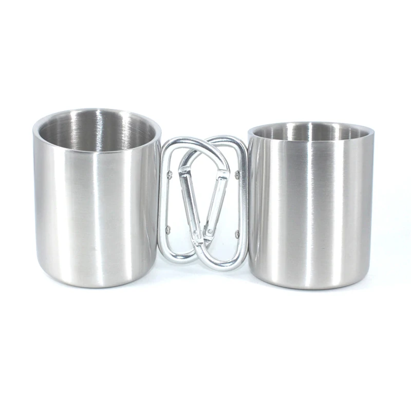 220 мл чаша из нержавеющей стали для кемпинга путешествий уличная чашка кружка с