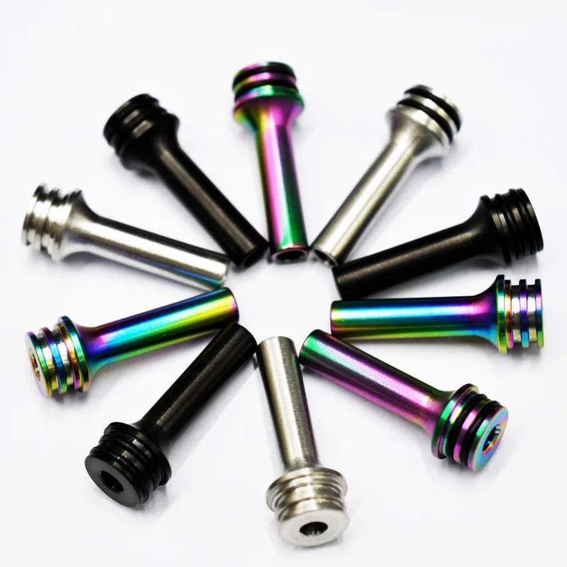 

1 Piece Replacement 510 Stainless Steel Long drip tip for Kf Prime V3 V4 Lite Plus Five Pawns/Berserker V1.5 MINI