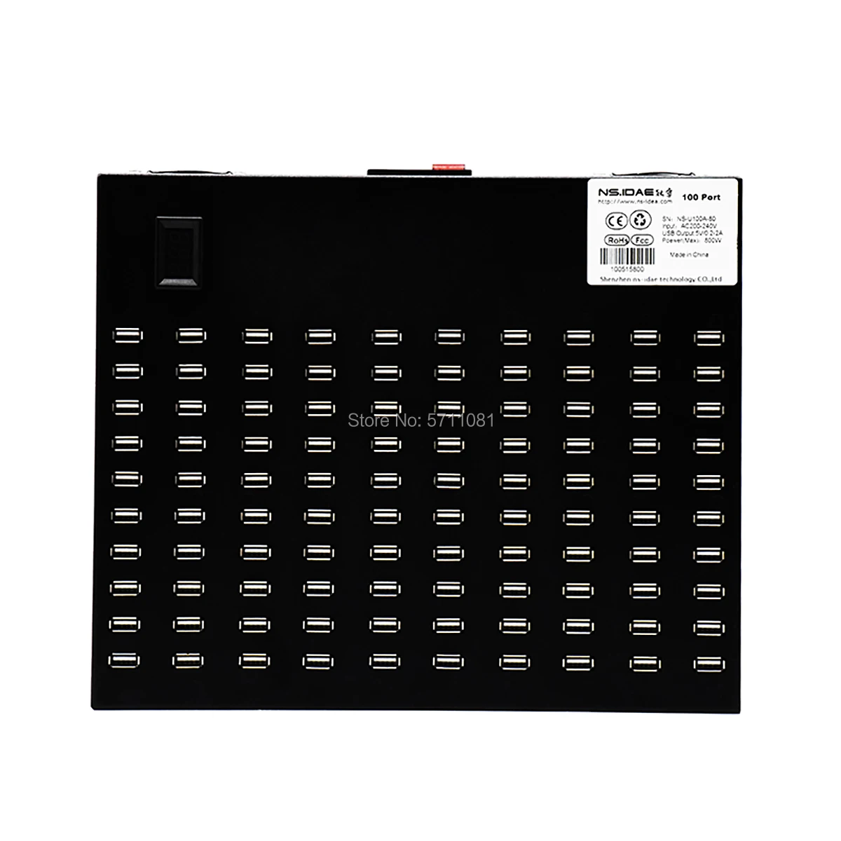 

Док-станция для зарядки с USB 100 портов 800 Вт USB-электростанция настенное зарядное устройство адаптер для планшетов смартфонов часов с вилкой ...