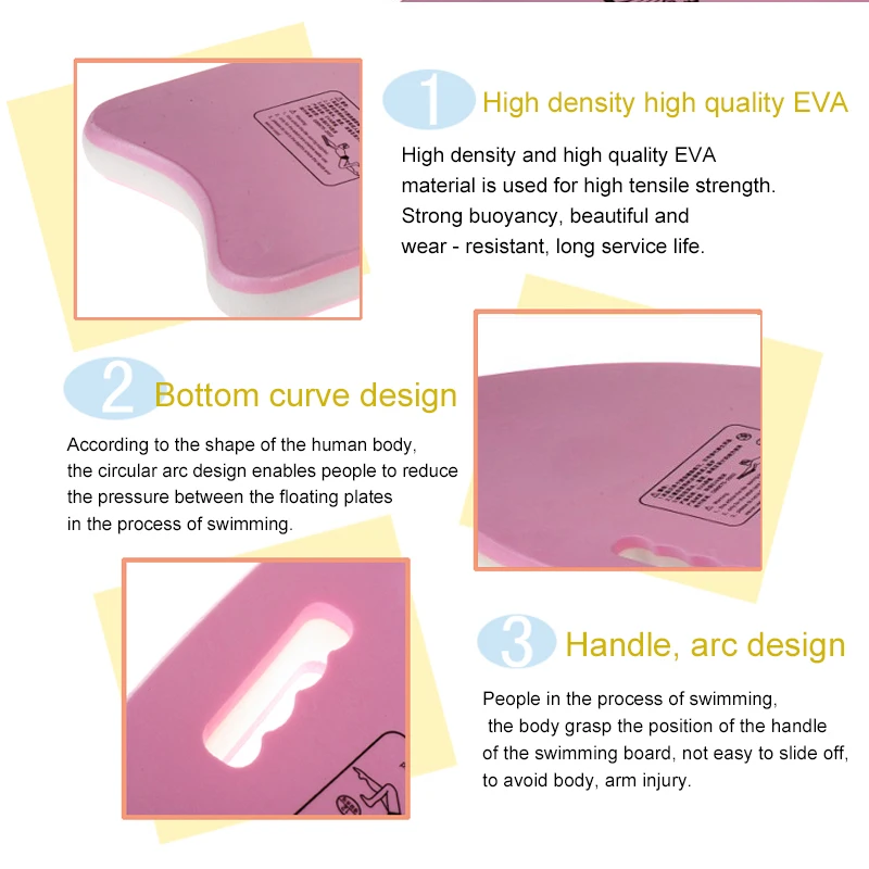 

Float Kickboard Floating Plate Lightweight U Shape EVA Swimming Board Back Pool Safety Training Aid Tools For Adult Children