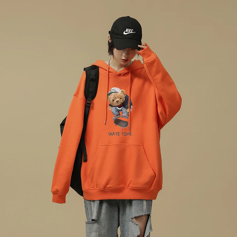 

SingleRoad Womens Hoodies Women 2021 Spring Anime Print Oversized Hip Hop Japanese Streetwear Sweatshirt White Hoodie Men Unisex