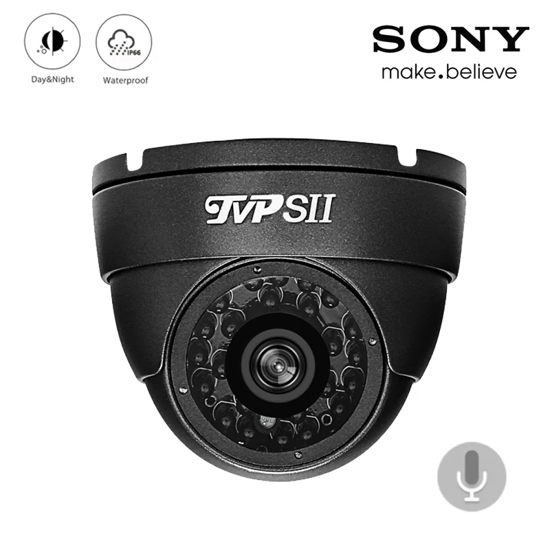 24 шт. Инфракрасные светодиоды 8mp 4K 5mp 4mp 2mp Аудио Открытый IP66 серый металлический
