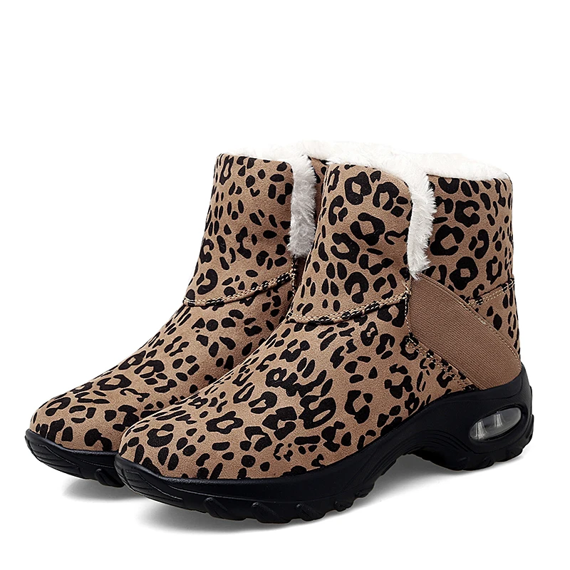 

Женские зимние ботинки, модные зимние ботинки на платформе, теплые Нескользящие ботинки, зимняя обувь, хлопковая обувь botas de mujer
